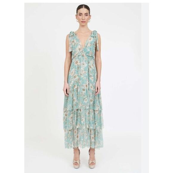 christy lynn Dresses & Skirts - CHRISTY LYNN Sz S Small Turquoise Magnolia Alexa Dress NWT